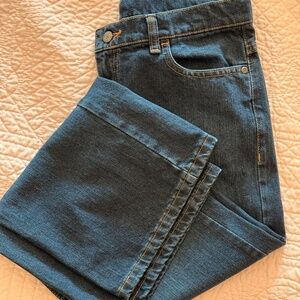 Wranglers Husky Kids Boot cut Jean adjustable waist.